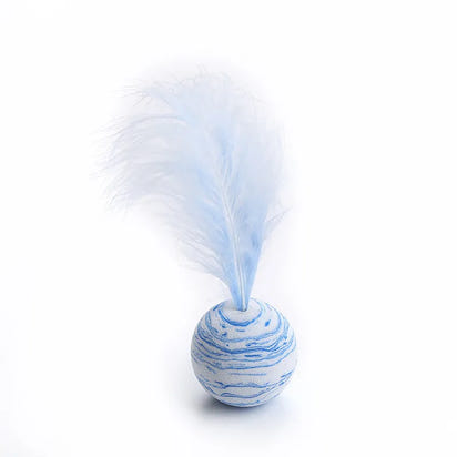 Purr Starry Sky Ball with Feather  for cats