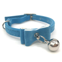 Pet Collar with Bell and Bow for Cats