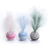 Purr Starry Sky Ball with Feather  for cats