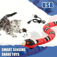 USB Charging Interactive Snake Toy for Cats - Endless Fun