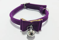 Pet Collar with Bell and Bow for Cats